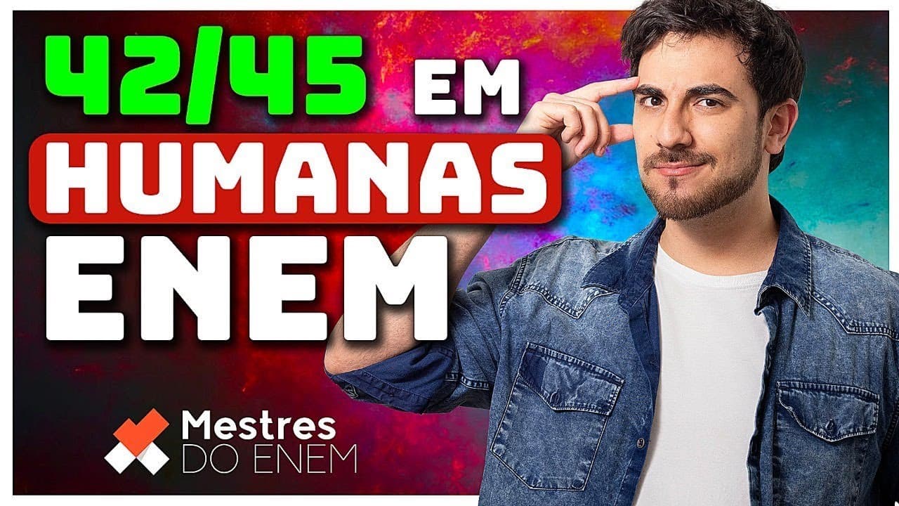 Thumbnail: COMO EU QUASE GABARITEI HUMANAS NO ENEM: Master Class de INTERPRETAÇÃO