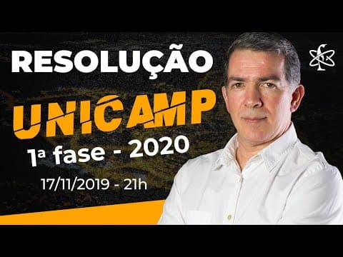 Thumbnail da aula: GABARITO UNICAMP 2020 | FÍSICA | Professor Pinguim