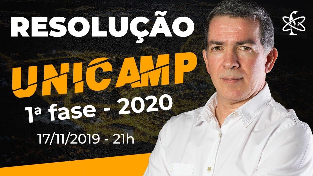 Thumbnail: GABARITO UNICAMP 2020 | FÍSICA | Professor Pinguim