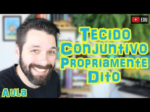 Thumbnail da aula: Tecido Conjuntivo Propriamente Dito - Frouxo, Denso Modelado e Não Modelado | Prof. Samuel Cunha