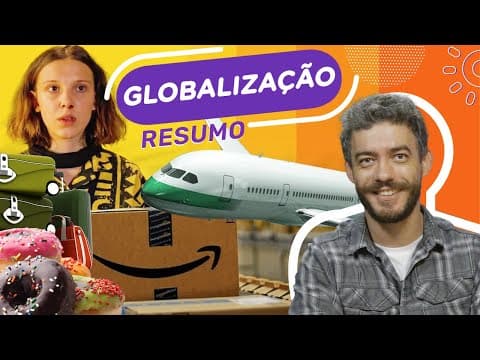Thumbnail da aula: Globalização | Blocos Econômicos, Fuga de Cérebros, Desigualdades e Fronteiras Fechadas