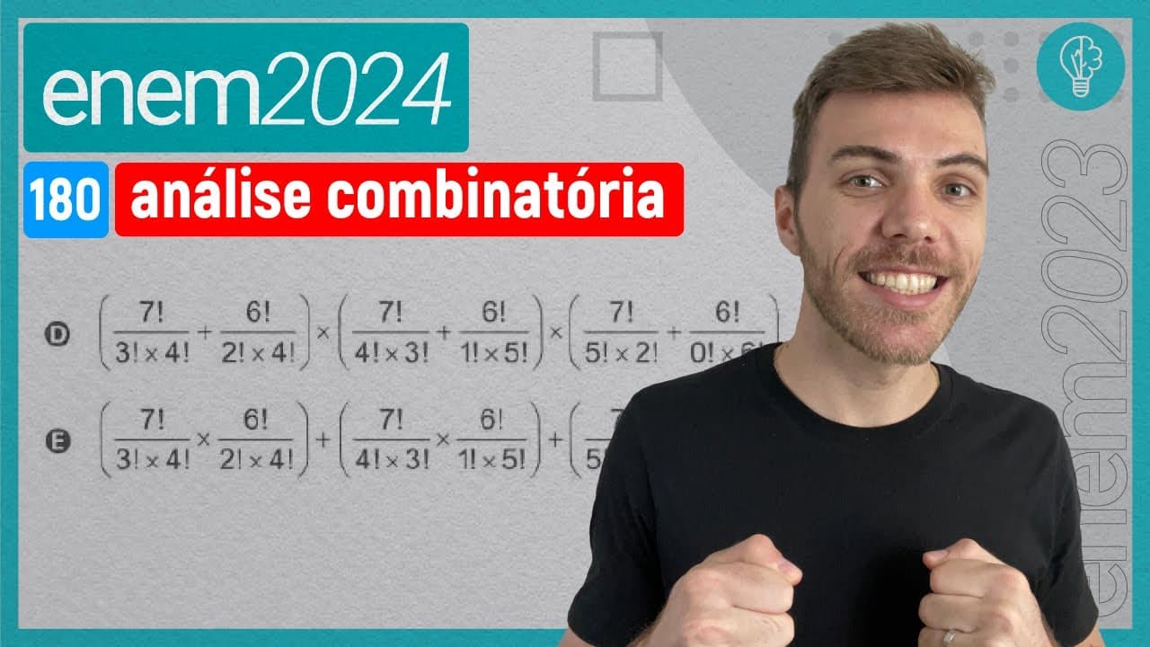 Thumbnail: Um hospital tem 7 médicos cardiologistas e 6 médicos neurologistas em seu - ANÁLISE COMBINATÓRIA