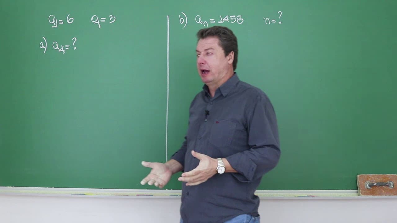 Thumbnail: Progressão Geométrica (Conceito e Termo Geral) - Matemática para o ENEM.