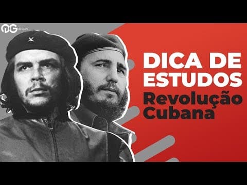 Thumbnail da aula: Dica de estudos para o ENEM: Revolução Cubana