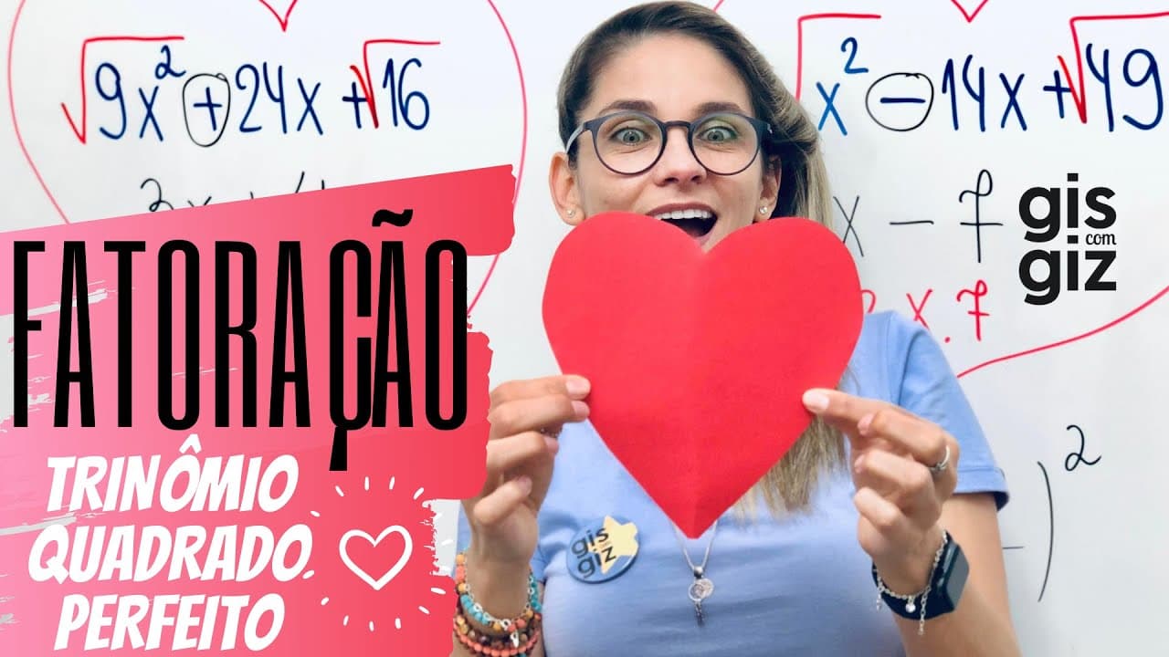 Thumbnail: FATORAÇÃO  | TRINÔMIO QUADRADO PERFEITO| Aula 3 \Prof. Gis/