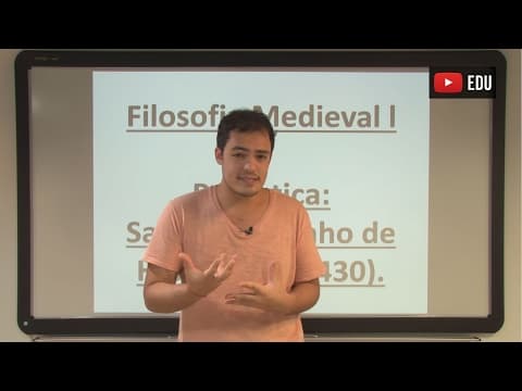 Thumbnail da aula: Videoaulas Poliedro | Filosofia medieval I: Santo Agostinho