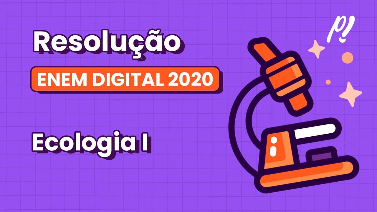 Thumbnail: ENEM DIGITAL 2020 - Ecologia I | A rotação de culturas, juntamente com a cobertura permanente...
