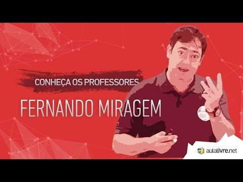 Thumbnail da aula: Conheça os Professores #18 - Fernando Miragem - Matemática - Matrizes