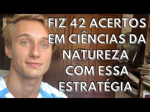 Thumbnail da aula: FAÇA 40+ EM NATUREZA NO ENEM 2021 COM ESSAS DICAS