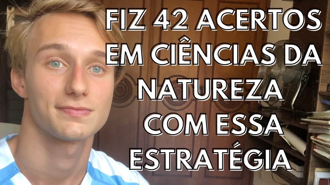 Thumbnail: FAÇA 40+ EM NATUREZA NO ENEM 2021 COM ESSAS DICAS