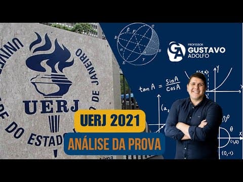Thumbnail da aula: UERJ 2021 | Matemática | Análise da prova