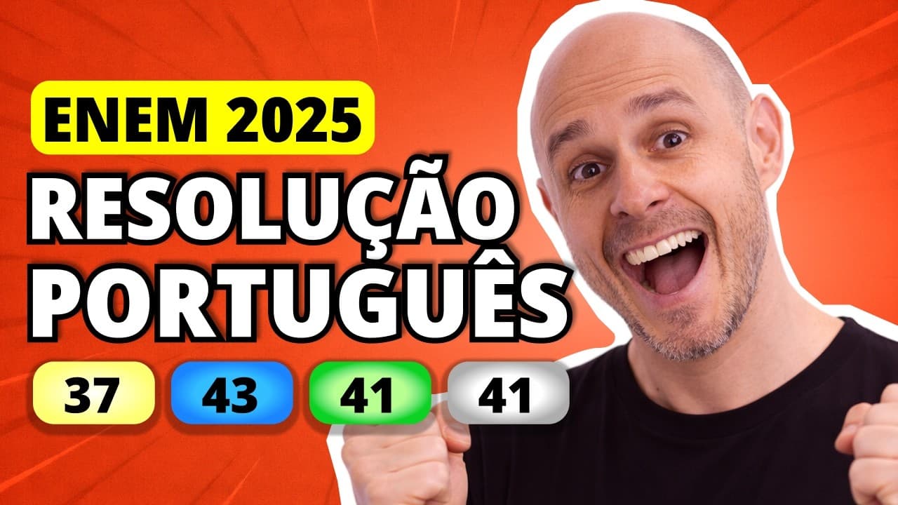 Thumbnail: ENEM 2025 Linguagens – Questão 37 | Em 1995, os Jenipapo-Kanindé quebraram a tradição da sucessão