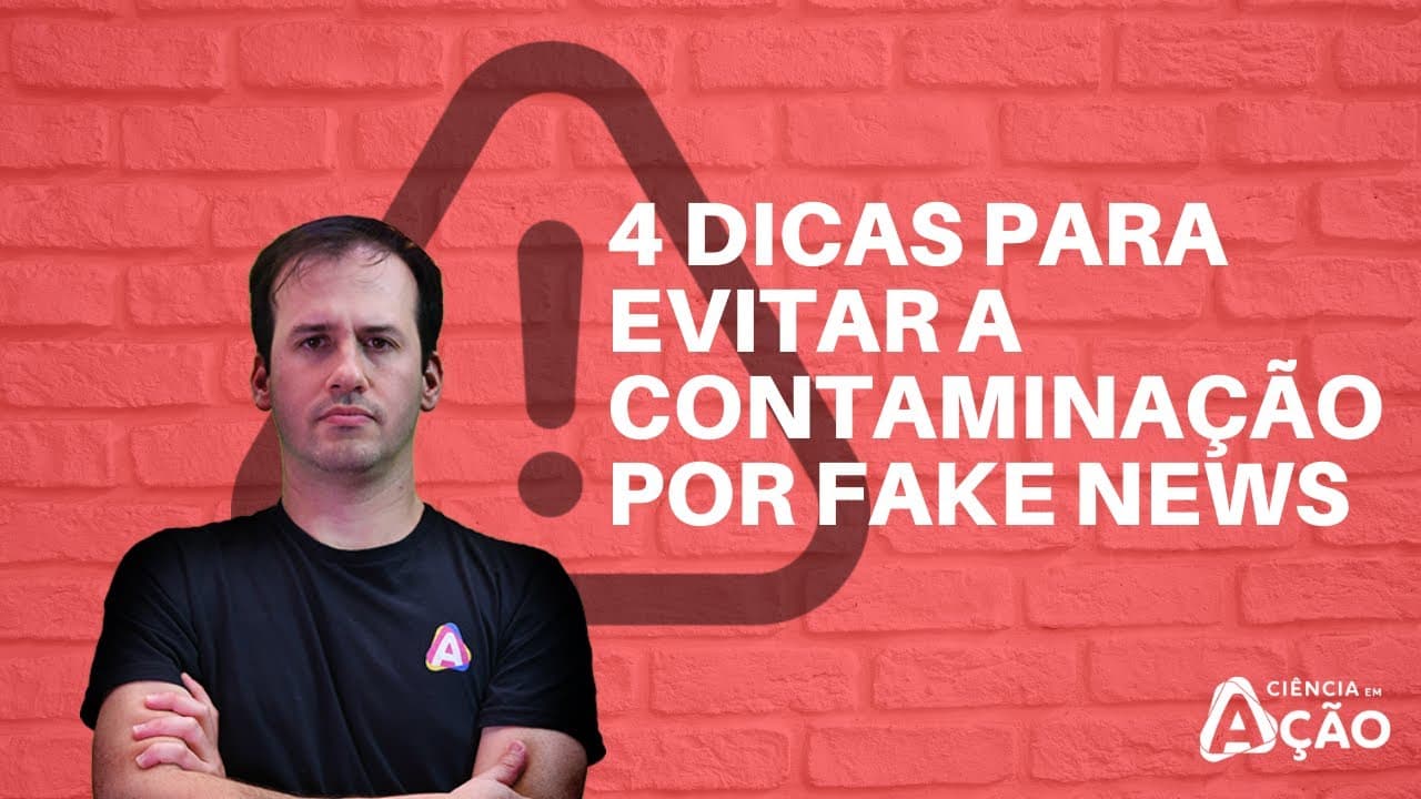 Thumbnail: 4 dicas para evitar a contaminação por FAKE NEWS!