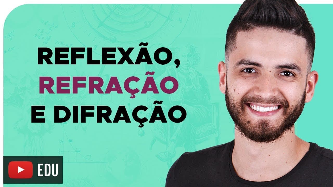 Thumbnail: REFLEXÃO, REFRAÇÃO E DIFRAÇÃO – DICA ENEM – Prof. Thales