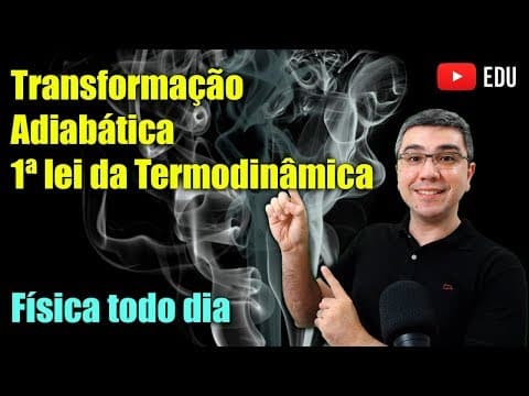 Thumbnail da aula: Primeira Lei da Termodinâmica: transformação Adiabática - Pressão constante | Física todo dia