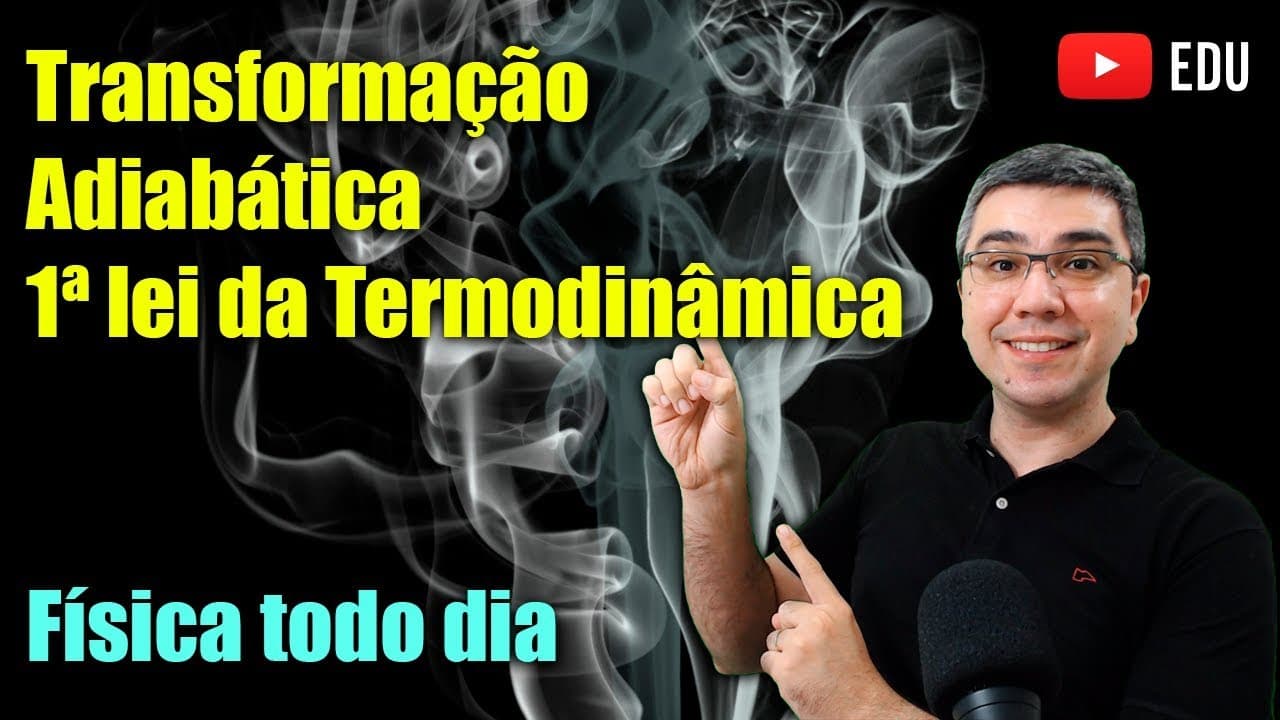 Thumbnail: Primeira Lei da Termodinâmica: transformação Adiabática - Pressão constante | Física todo dia