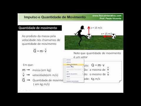 Thumbnail da aula: Impulso e quantidade de movimento