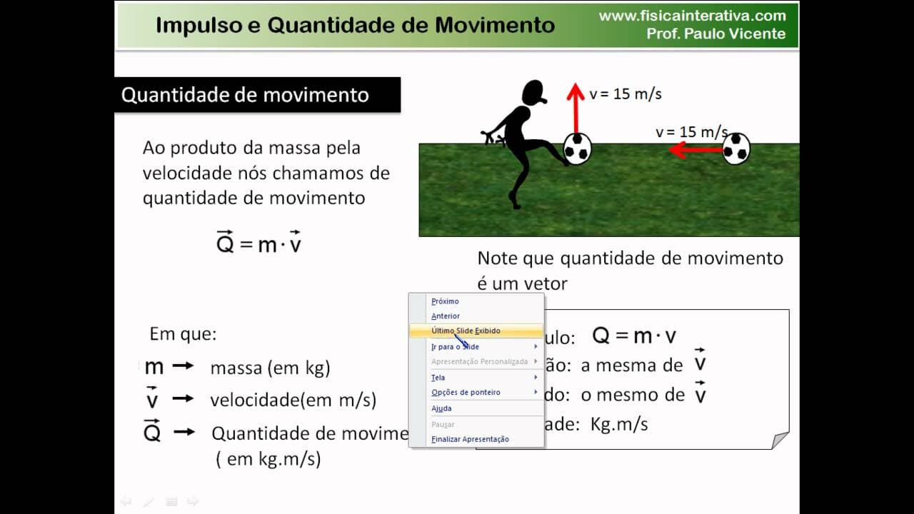 Thumbnail: Impulso e quantidade de movimento