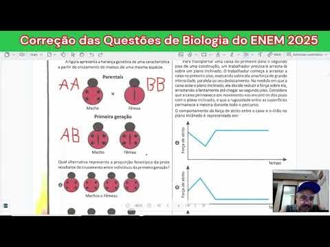 Thumbnail da aula: Correção das Questões de BIOLOGIA - ENEM 2025
