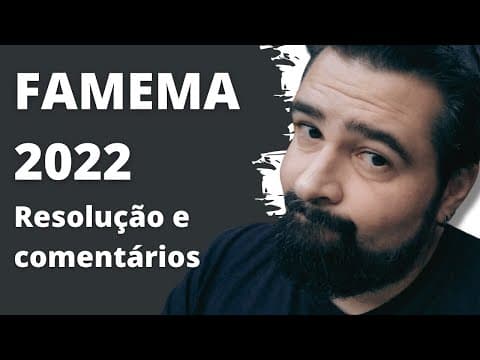 Thumbnail da aula: FAMEMA 2022 PORTUGUÊS - Gabarito e Resolução Comentada