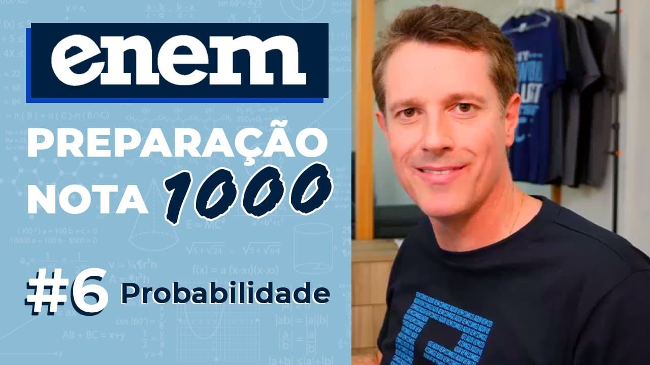 Thumbnail: ENEM: preparação nota 1000 ✅ Probabilidade condicional