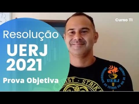 Thumbnail da aula: UERJ 2021 - Correção de Prova | GABARITO COMPLETO | Prof. Bomfim