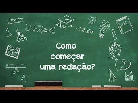 Thumbnail da aula: Videoaulas Poliedro | Como começar uma redação no Enem?