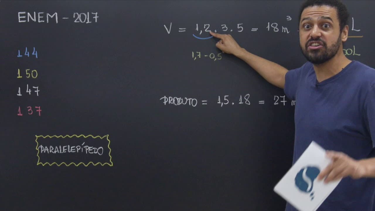 Thumbnail: ENEM 2017 - Questão 150 de Matemática (Caderno Amarelo)