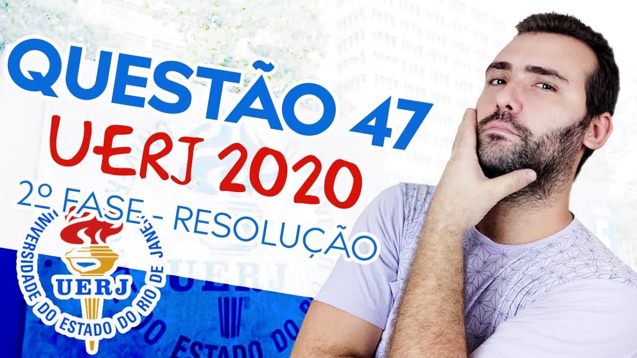 Thumbnail: UERJ 2020 - QUESTÃO 47 DE GEOGRAFIA - RESOLUÇÃO 2° EXAME DE QUALIFICAÇÃO