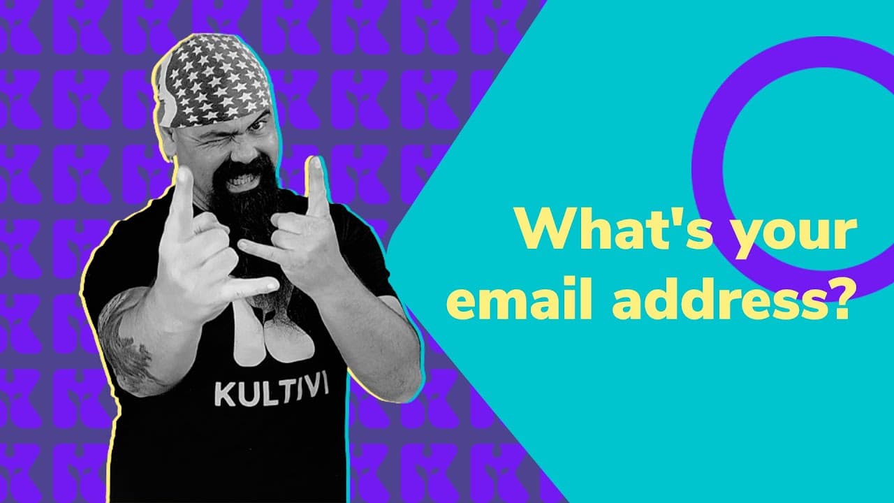 Thumbnail: Inglês 2.0 | Kultivi | What's your email address? | Prof. Rui Ventura