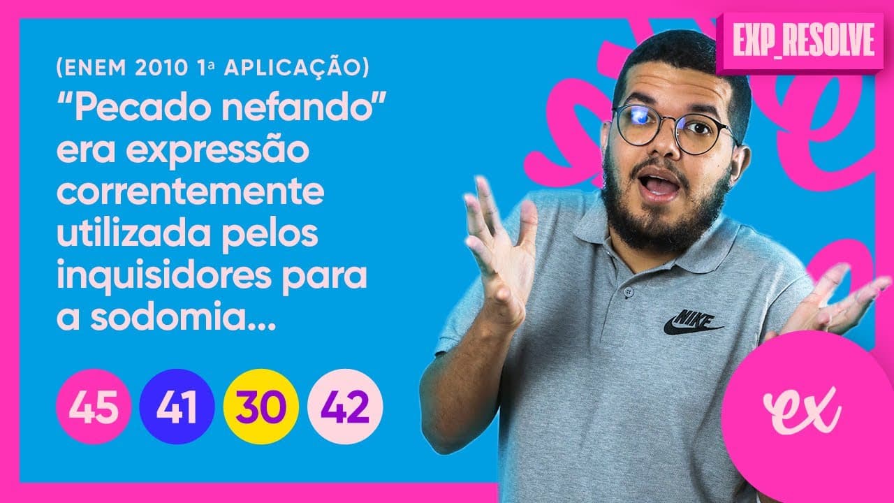 Thumbnail: “PECADO NEFANDO” ERA EXPRESSÃO CORRENTEMENTE (...) | DIVERSIDADE CULTURAL E ESTRATIFICAÇÃO SOCIAL