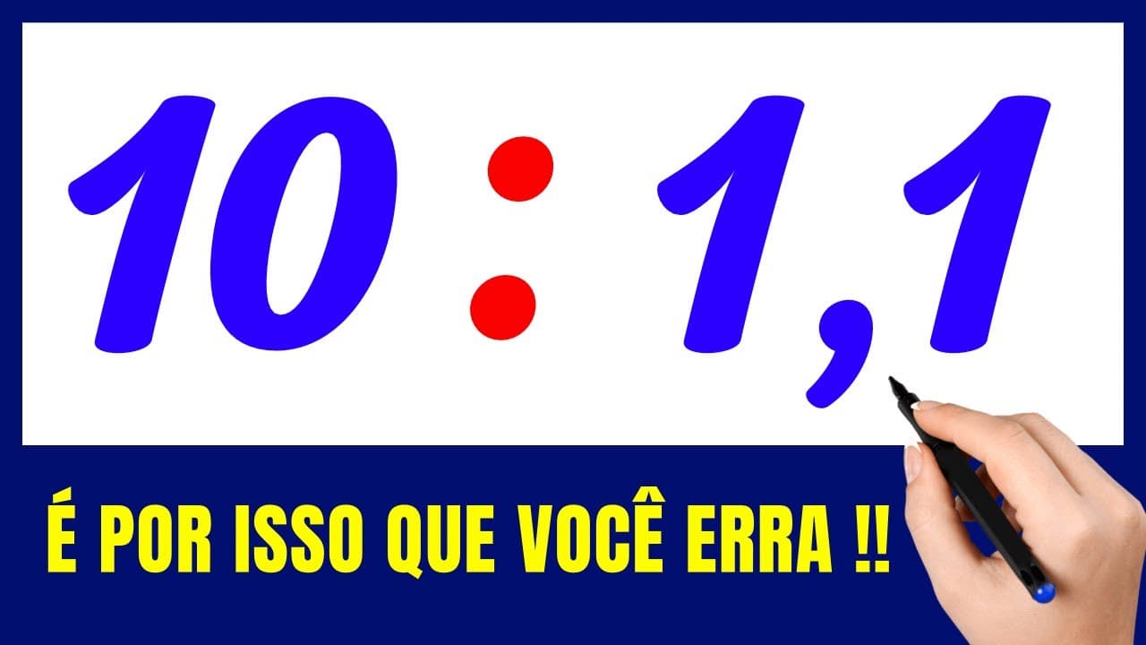 Thumbnail: 🤯NÃO ERRE MAIS DIVISÃO COM VÍRGULA !! Matemática básica todo dia.📚🚀