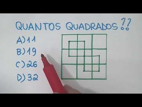 Thumbnail da aula: 🔥 HELP MATEMÁTICA BÁSICA - Quantos quadrados há? - #126