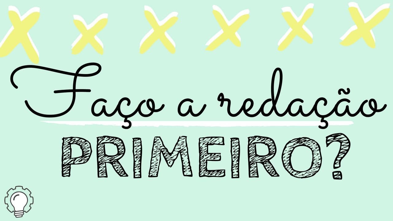 Thumbnail: Faço a redação antes da prova objetiva?