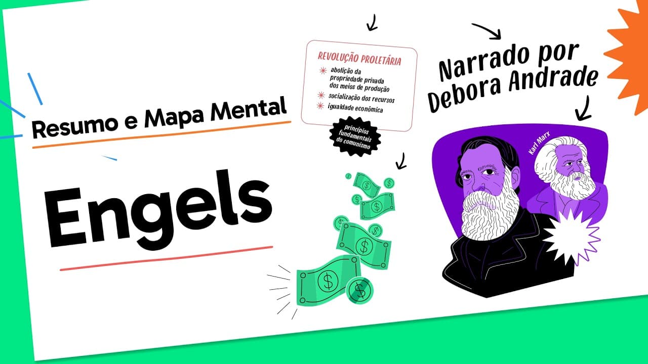 Thumbnail: Friedrich Engels | Sociologia | QUER QUE DESENHE?