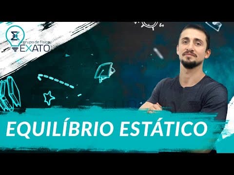 Thumbnail da aula: RESOLVIDA - (UFMG) Um homem equilibra verticalmente um bloco, comprimindo-o contra uma parede, co...
