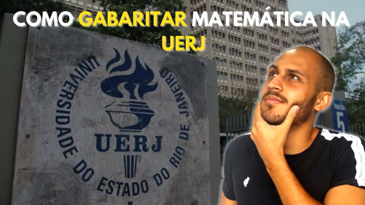Thumbnail: TOP10 CONTEÚDOS DE MATEMÁTICA MAIS COBRADOS NA UERJ