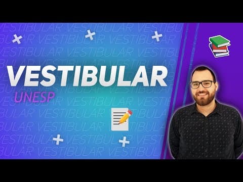 Thumbnail da aula: UNESP (2010) - ANÁLISE DE GRÁFICOS - ⌛ Dicas para ganhar tempo na prova! ⌛ - Através dos gráficos...