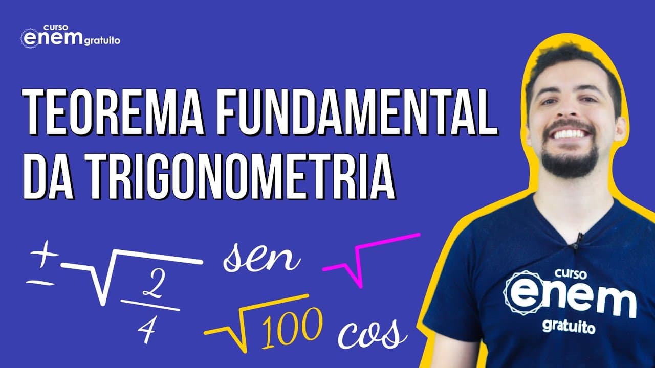 Thumbnail: TRIGONOMETRIA: relações trigonométricas do triângulo retângulo | RESUMO DE MATEMÁTICA PARA O ENEM