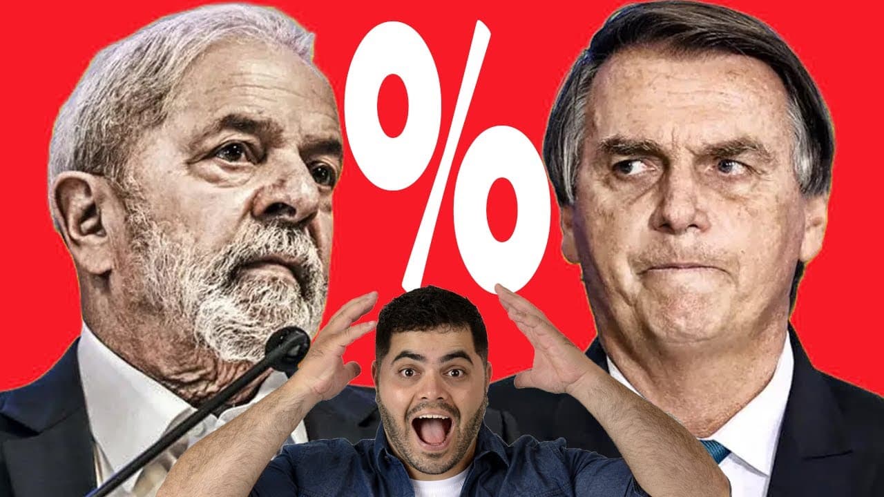 Thumbnail: ⚠️ PROVA que Eleições 2022 foram FRAUDADAS?! 🤯 Média Aritmética da Porcentagem de Lula e Bolsonaro