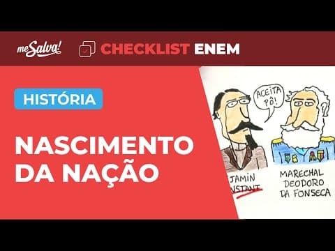 Thumbnail da aula: A Proclamação da República - História | Checklist ENEM | Me Salva!