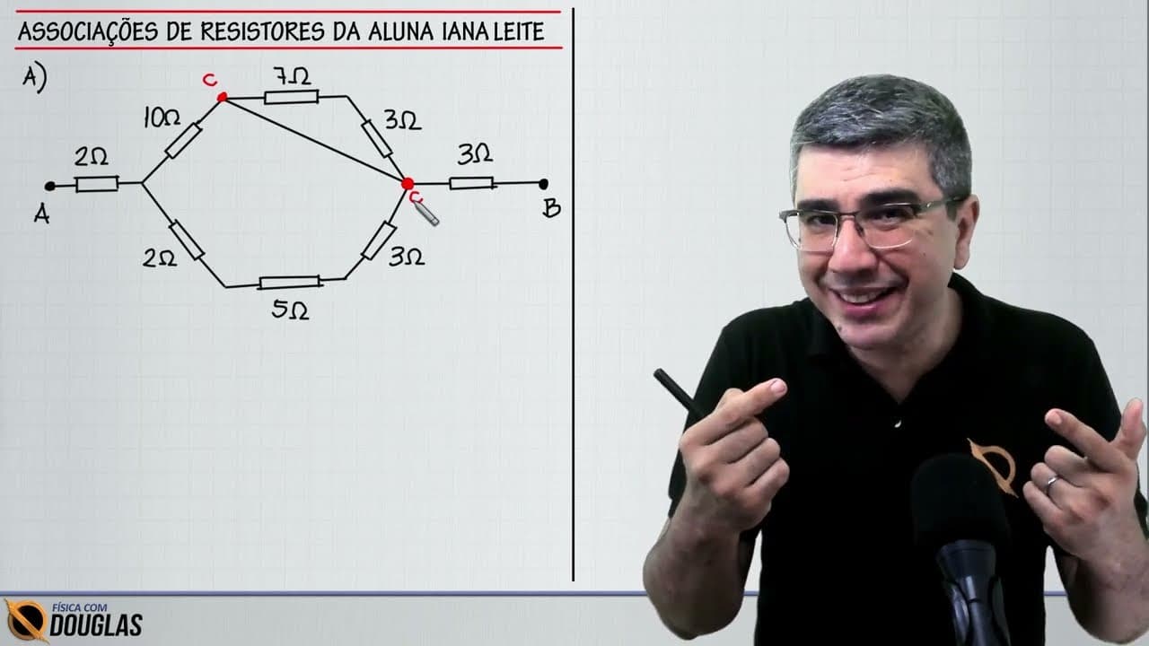 Thumbnail: Questões de Associação mista de resistores da Iana Leite!