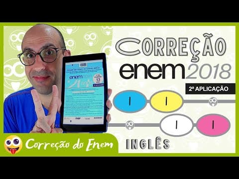 Thumbnail da aula: [CORREÇÃO DO ENEM] Questão 1 (inglês) - Enem 2018 (2ª aplicação) - Prova azul ▷ Do It Yourself