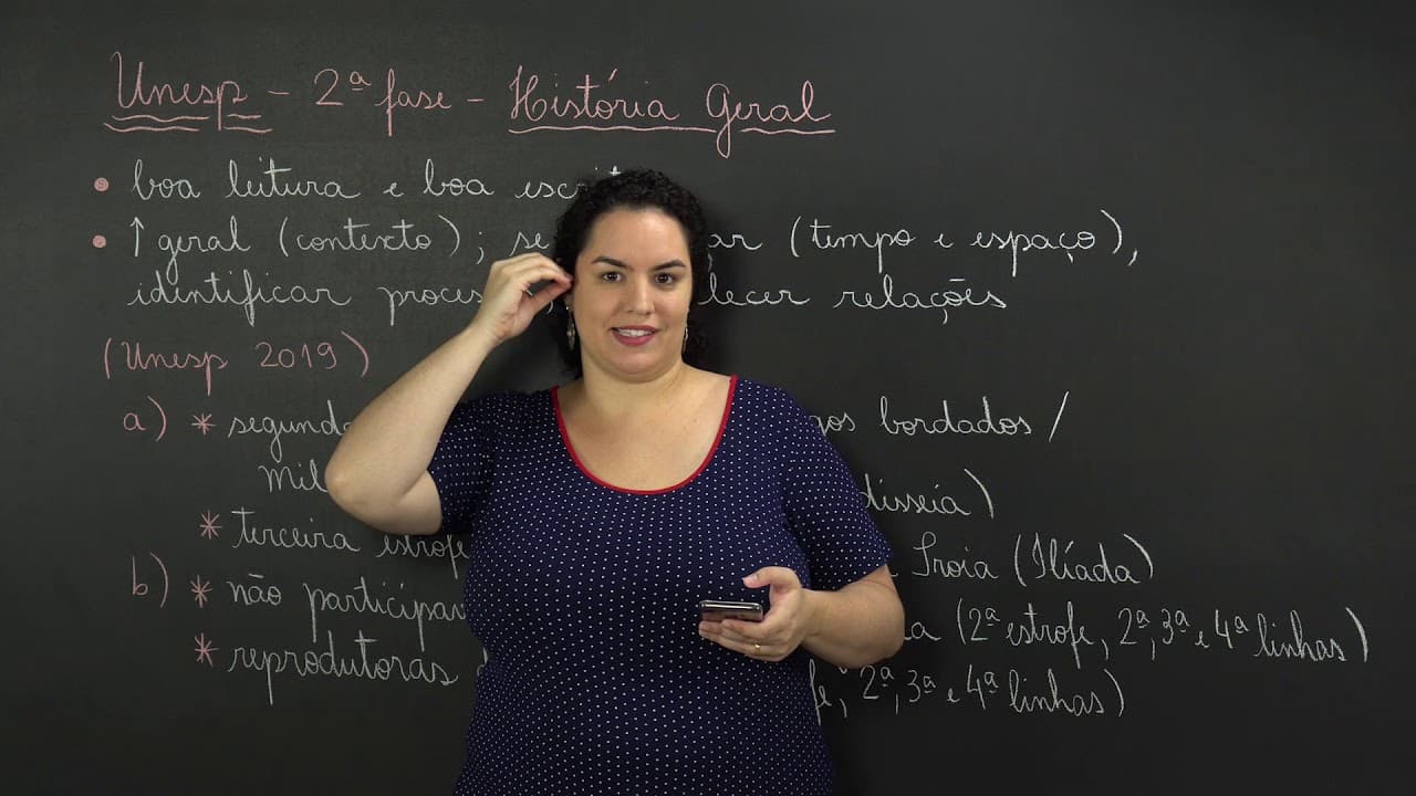Thumbnail: Revisão UNESP 2ª FASE - HISTÓRIA