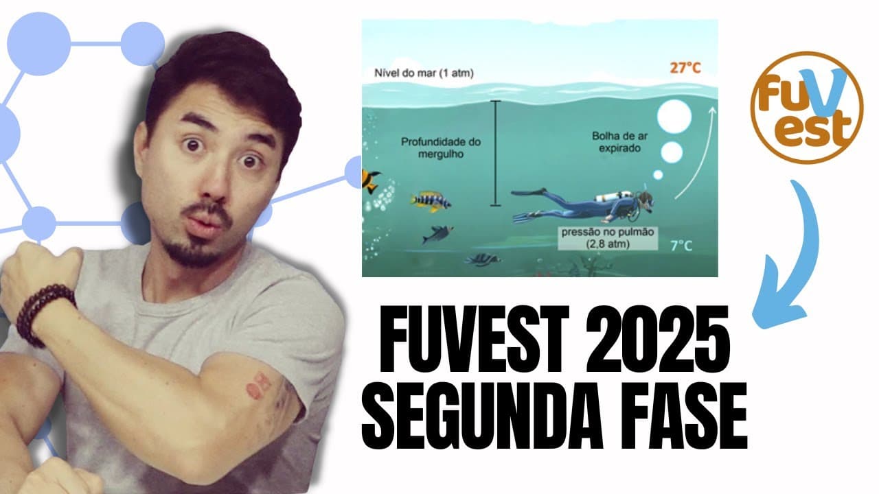 Thumbnail: MERGULHO | FUVEST 2025 | Segunda Fase