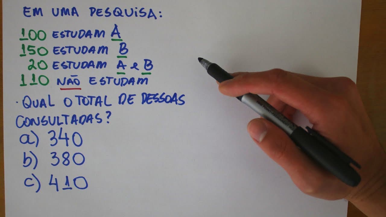 Thumbnail: TEORIA DOS CONJUNTOS - EXERCÍCIO #01