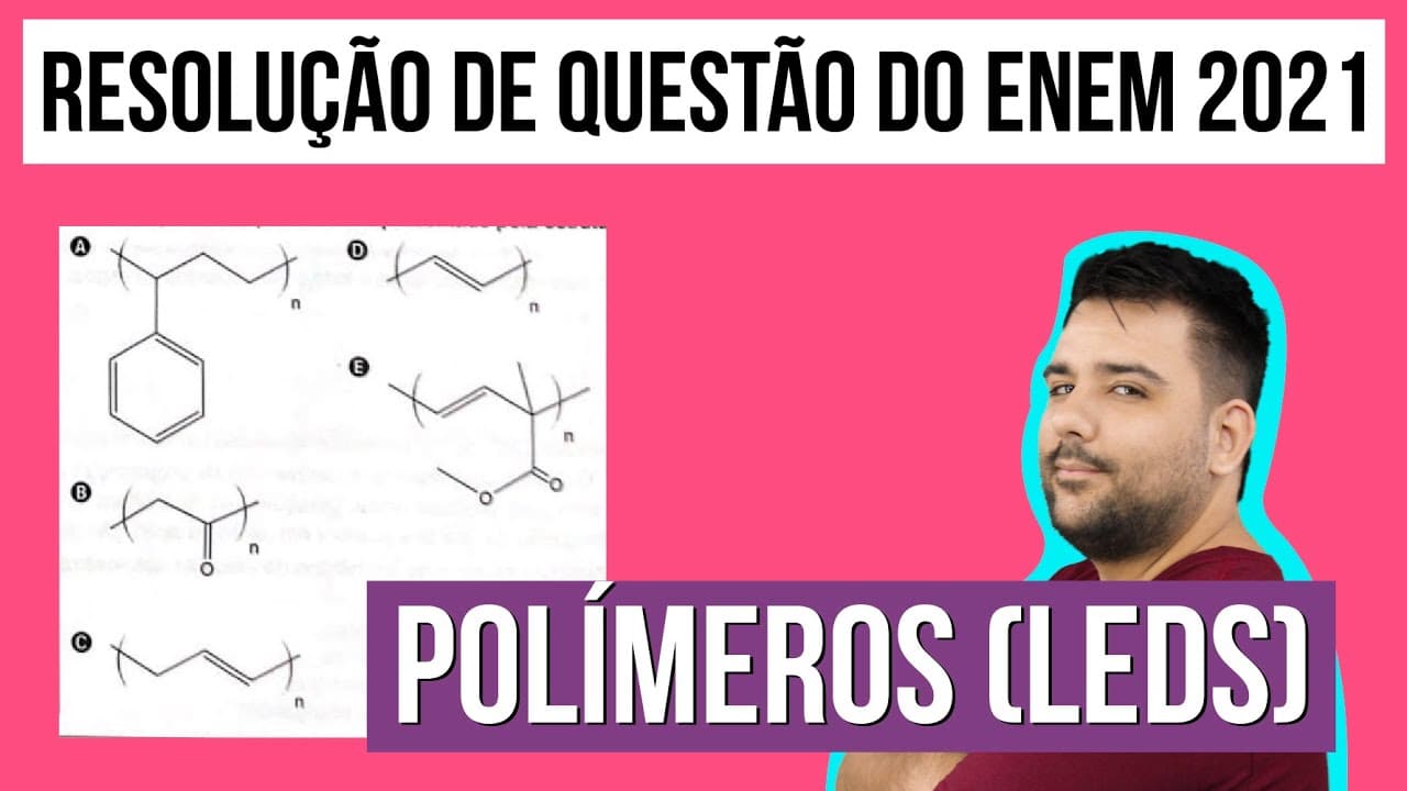 Thumbnail: POLÍMEROS (LEDs): questão de Química do Enem 2021
