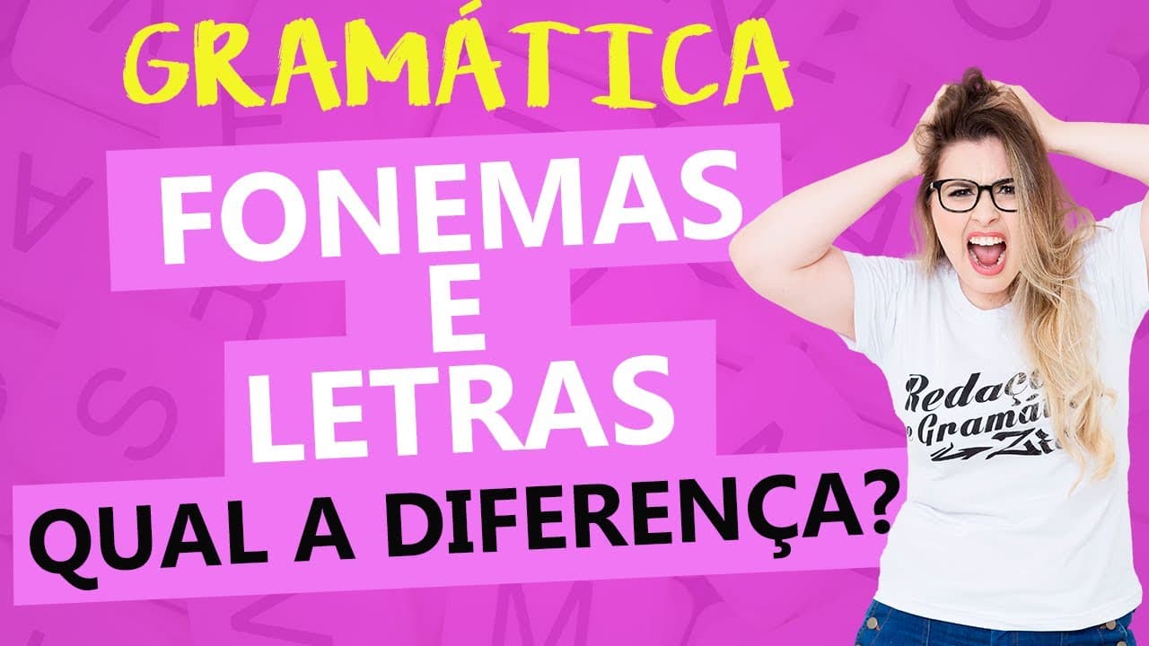 Thumbnail: FONEMAS E LETRAS: ORTOGRAFIA - Profa. Pamba