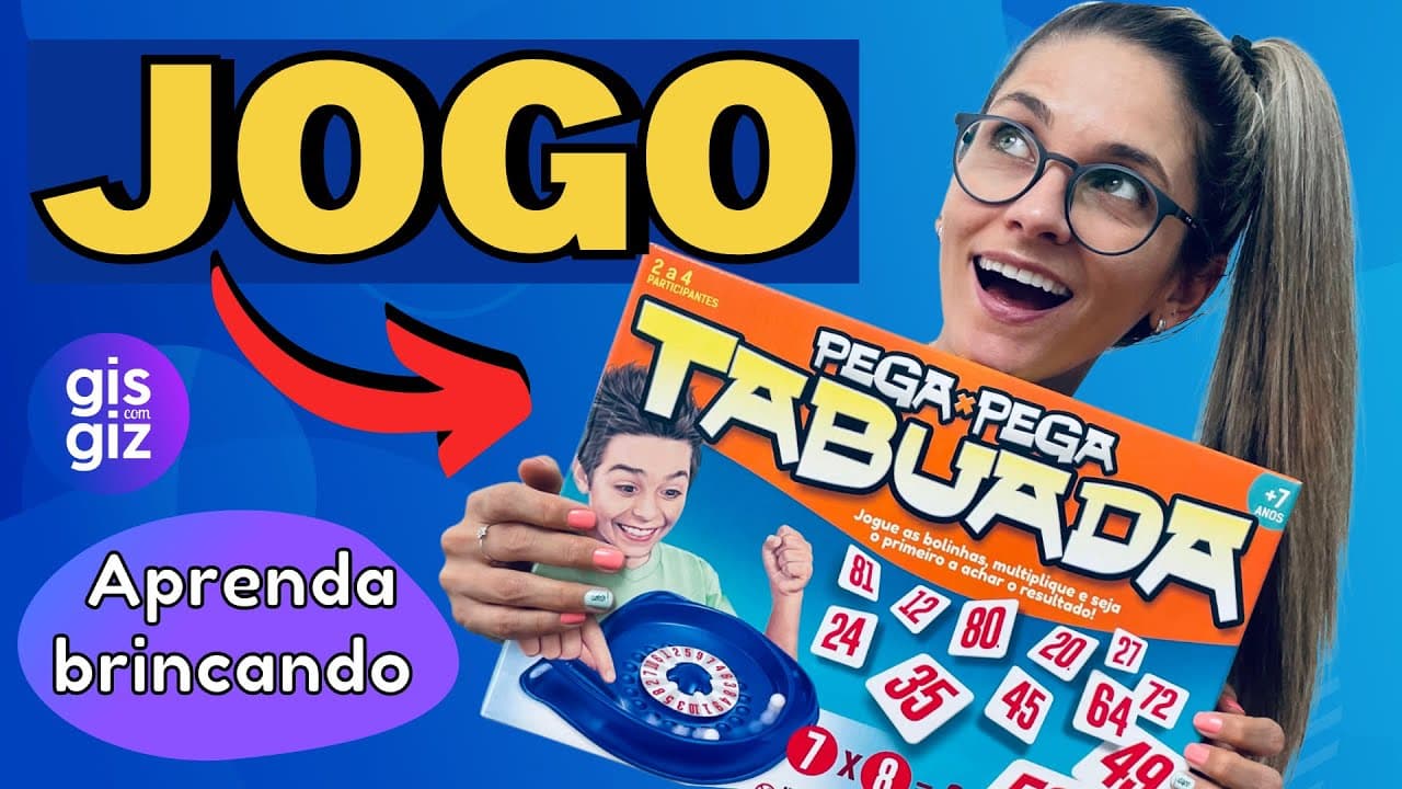 Thumbnail: JOGO PEGA PEGA TABUADA | \Prof. Gis/
