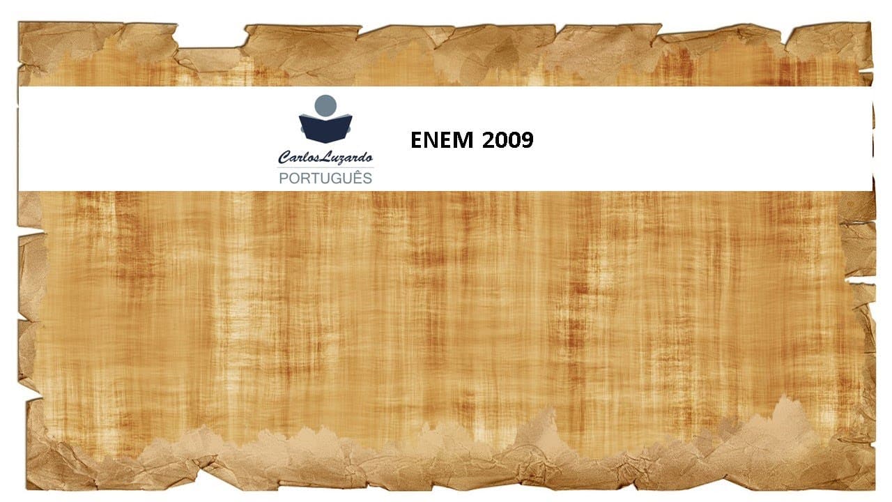 Thumbnail: Correção ENEM 2009